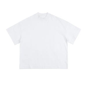 Heavy Weight 240gsm 100% Cotton <b>Plain</b> Oversized T-Shirt High Quality Drop Shoulder Blank T Shirt Men's Boxy Fit <b>Tshirts</b> - Product Image 2