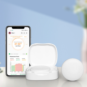 Termómetro Digital Inalámbrico Bluetooth con Pantalla Externa, Sonda Flexible para Axila de Bebé, Almacenamiento de Datos - Product Image 5