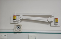 Support mural d'éclairage Flexible avec bras long de moniteur, pour hôpital, rotation