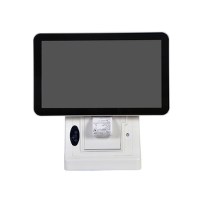 15.6นิ้ว1366X768 <span class=keywords><strong>True</strong></span> จอแบน TFT LCD หน้าจอคู่ Capacitive สัมผัสทั้งหมดในหนึ่งระบบ Pos สำหรับร้านค้าปลีก - Product Image 1