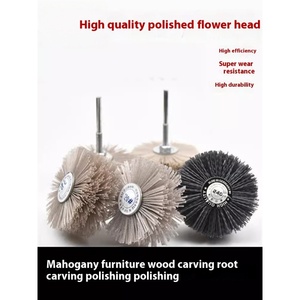 Pièces de machines à bois Yabai fil abrasif meulage tête de fleur Yabai meule Nylon soie <span class=keywords><strong>acajou</strong></span> meubles bois - Product Image 2