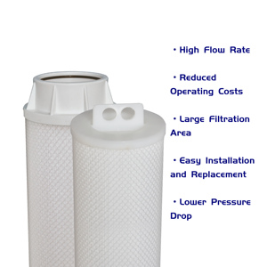 Élément filtrant pour l'industrie chimique, cartouche filtrante à grand débit pour la dessalement - Product Image 3