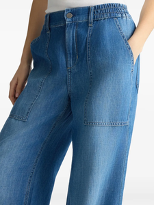 هانو جميع مطابقة عارضة المرأة عالية الخصر الجينز مستقيم تنفس الأزرق الدنيم حجم 28-36 الظلام نحيل تناسب الشارع الشهير فضفاضة الصيف - Product Image 6