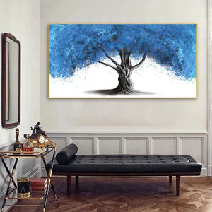 Pintura <span class=keywords><strong>de</strong></span> árbol <span class=keywords><strong>de</strong></span> <span class=keywords><strong>la</strong></span> <span class=keywords><strong>Vida</strong></span> <span class=keywords><strong>Azul</strong></span> abstracto nórdico sobre lienzo, carteles <span class=keywords><strong>de</strong></span> arte <span class=keywords><strong>de</strong></span> pared, impresiones, imagen <span class=keywords><strong>de</strong></span> pared para sala <span class=keywords><strong>de</strong></span> estar y hogar - Product Image 5
