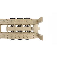HG P806 TRASPED 1/12 D'équipement lourd Semi-Remorque Kit DE BRICOLAGE pour les ÉTATS-UNIS M747 RC Modèle Moulé Sous Pression 6x6 Camion Militaire À Vendre