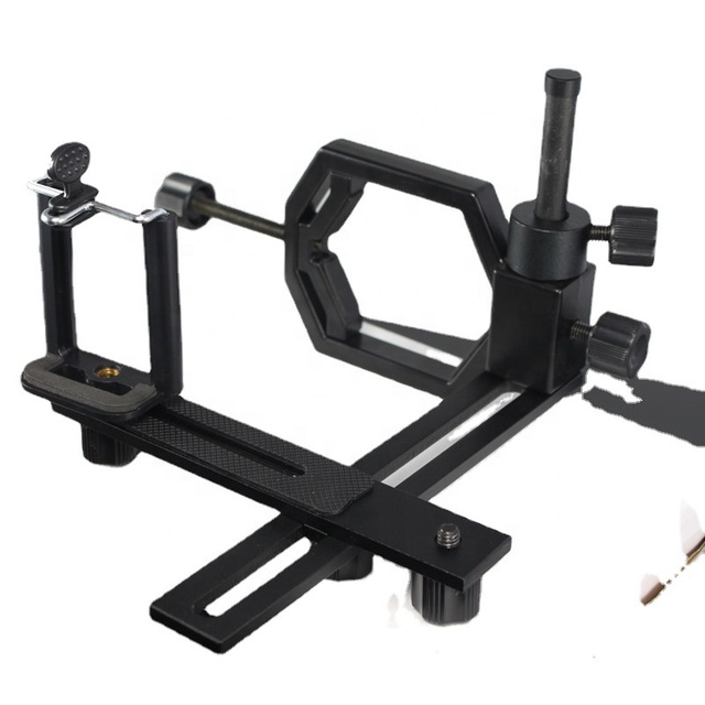 Monocular Telescope Mobile Phone Holder Adapter/card Camera Auxiliary Photo Clip/metal Universal Adapter Rack