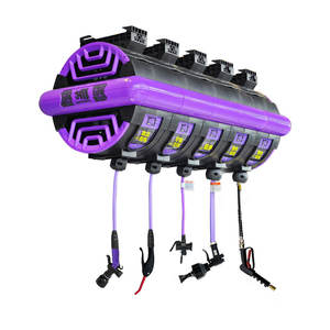 Carrete de manguera de tambor combinado 5 en 1 para taller de reparación automotriz, <span class=keywords><strong>limpieza</strong></span> eléctrica de alta presión con cable de acero, lavado de coches comercial - Product Image 1