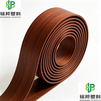 Bande de chant PVC écologique très vendue, finition mate ou brillante personnalisée, durable, pour meubles de cuisine et de chambre