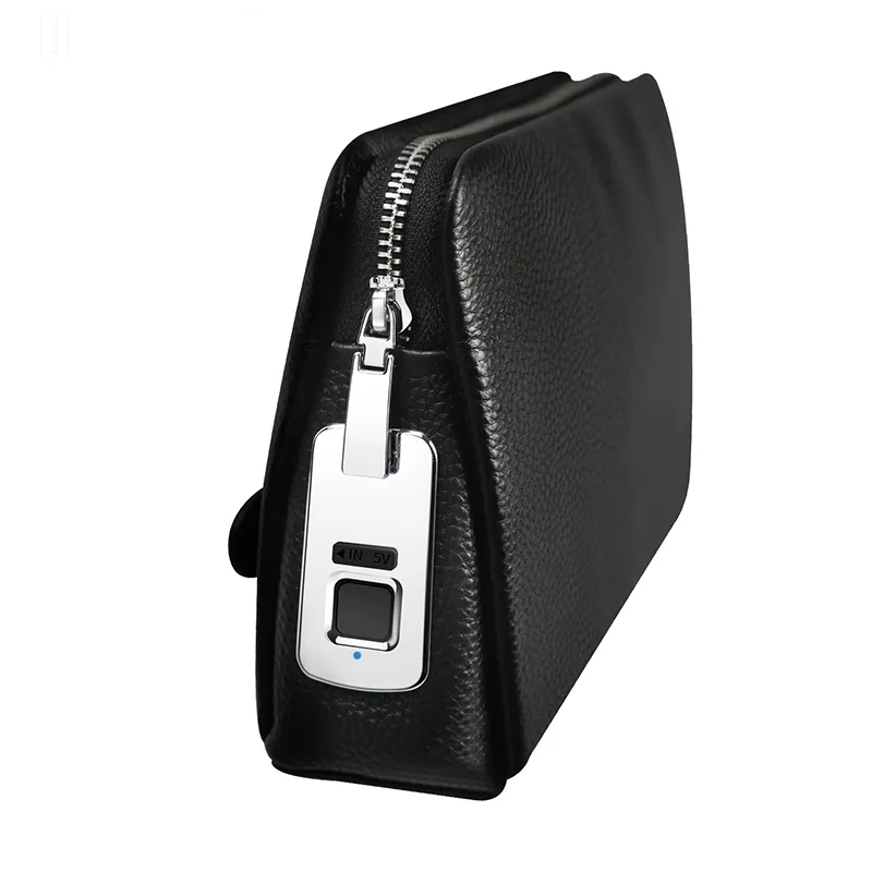 BUBM Wholesale Unique Anti Theft Business Man Fingerprint Clutch Purse Handbags