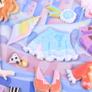 Pegatinas <span class=keywords><strong>de</strong></span> dibujos animados diseño <span class=keywords><strong>de</strong></span> anime pegatinas <span class=keywords><strong>de</strong></span> cómics hinchadas suaves para decoración <span class=keywords><strong>de</strong></span> espalda calcomanías hoja cortada beso - Product Image 4