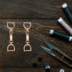 Pcs Gold Metal D Ring Buckles <b>Purse</b> Strap Hardware Adjustable Handbag Clasp Hooks DIY Bag Decorative Fasteners For Craft Sewing - Product Image 5