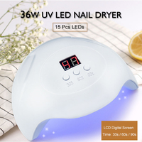 SUNNAIL usb light led nail peinture sèche manucure machine 36w led nail uv lampe