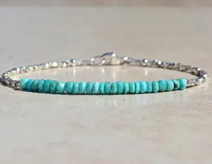 Kelant Zooying — Bracelet en pierres précieuses pour femmes, bijoux en argent, pierres naturelles, turquoises, beauté