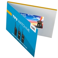 Personnalisé pour votre personne Taille facultative Écran tactile promotionnel Marketing numérique Brochure vidéo LCD