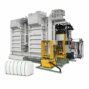 Automated Chemical Fiber Bale Strapping <b>Machine</b> Continuous <b>Running</b> Bundling Equipment For Textile Processing Plant - Product Image 1