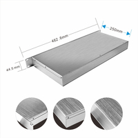 Fabrication en usine Boîtier de profilé en aluminium extrudé brossé personnalisé 1U 19 pouces Boîtier de châssis de serveur à montage en rack