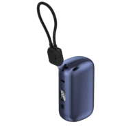 Nouveaux produits en gros en promotion : Mini batterie externe portable en alliage PD22.5W à charge rapide 10000mAh avec câble pour téléphones