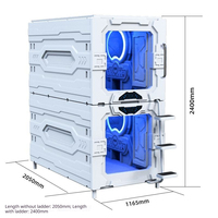 Nouveau modèle très demandé : Lit capsule spatiale intelligent, Pod de couchage d'aéroport, Lit capsule hôtelier superposé, Pod ignifuge de luxe, Lit capsule spatiale à vendre