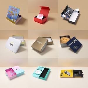 Складные подарочные коробки из бумаги могут быть индивидуально оформляены с использованием различных узоров, цветов и дизайнов. - Product Image 4