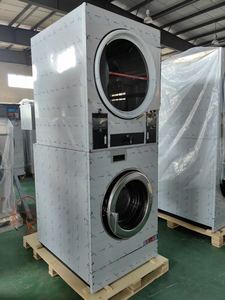 Lavandería Autoservicio que Funciona con Monedas <span class=keywords><strong>en</strong></span> <span class=keywords><strong>Oferta</strong></span>, Equipo de Lavandería Comercial, Lavadora y Secadora Apilables con Luz UV - Product Image 5