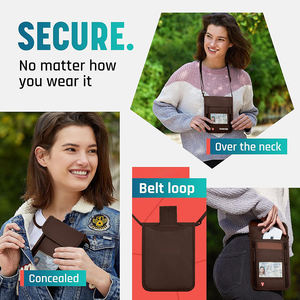 Ultra-Slim and Comfortable Neck Wallet Travel Pouch For Passport Holder And Documents Anti-Theft Design For Traveling - Product Image 5