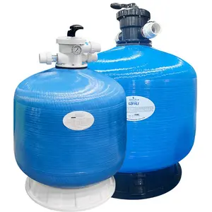 Factory customized blue grey green red black color fiberglass swimming pool sand filter