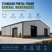 Almacén de Estructura de Acero de 1000-2000 m², Edificio de Almacenamiento Modular Prefabricado de Techo Abierto