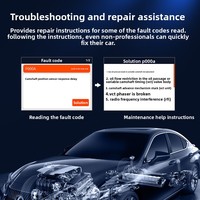 Lector de Códigos OBD2 V600 12V, Escáner de Diagnóstico para Automóviles, Reiniciador de Luz de Advertencia del Motor, Eliminación Automática de Códigos, Inspección Universal de Vehículos