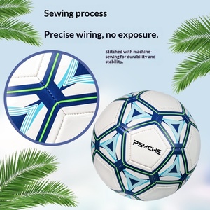 כדורגל PSYCHE תפירה במכונה, PVC TPU, מספר 4 מספר 5, למבוגרים ונוער, עמיד בפני שחיקה ופיצוץ, דגם F5001, 2.6 ק\\\"ג, עולמי - Product Image 2