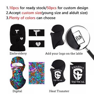 Toptan tam yüz kapatma polar kış şapka açık motosiklet kayak maskeleri balaclava özel Balaclava - Product Image 2