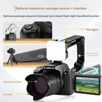 Appareil photo numérique professionnel DC207 68MP 4K 2,8 pouces avec transfert Wifi, zoom 28X, filtre, selfie, vlog, vidéo, compact, intelligent, reflex numérique pour enfants