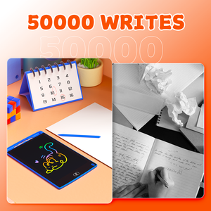 <span class=keywords><strong>Tablette</strong></span> de dessin LCD portable HX de 8,5 pouces, blocs-notes <span class=keywords><strong>numériques</strong></span> durables, blocs-notes éducatifs, jouet cadeau, <span class=keywords><strong>tablette</strong></span> d'écriture LCD pour enfant - Product Image 4