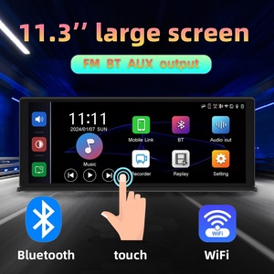 กล้องติดรถยนต์อเนกประสงค์ขนาด <span class=keywords><strong>11.3</strong></span> นิ้ว 4K สำหรับการสำรวจบนท้องถนน พร้อมจอแสดงผลตรงกลาง รองรับ CarPlay และ Android Auto กล้องมองหลัง บลูทูธ WIFI และ AV - Product Image 3