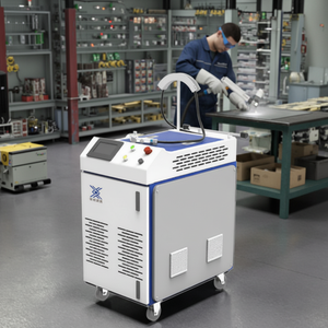 Machine de nettoyage au laser à <span class=keywords><strong>fibre</strong></span> portable pour éliminer la rouille et la peinture des surfaces en acier inoxydable et en bois, toute neuve - Product Image 3