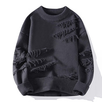 Mode Pullover Weiche Langarm Casual Sweater Retro Designer Benutzer definiertes Logo O-Ausschnitt Plus Size Kaschmir Strick pullover