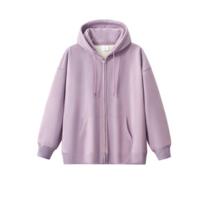 Sudadera con Capucha Degradada de Alta Calidad, Personalizable al por Mayor, con Bordado, Gruesa, con Cierre y Estilo Holgado - Product Image 1