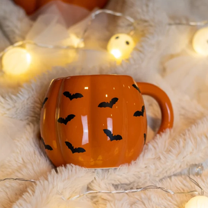 Juego de Tazas de Cerámica con Forma de Calabaza para Halloween, Regalo Festivo, Tazas de Café y Té de Alta Calidad - Product Image 2