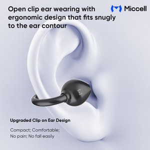 Miccell alla moda stereo Clip-on auricolare tws auricolari da gioco a bassa latenza suono HiFi cuffie per smart phone - Product Image 5
