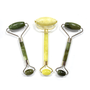 Double Head Hight Quality Natural Jade Facial Massage Roller for Face Care <span class=keywords><strong>Silim</strong></span> jade roller for face - Product Image 2