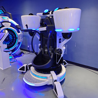 Expérience extrême, chaise de réalité virtuelle réaliste à 360 degrés, simulateur de vol VR, machine d'arcade, extérieur, intérieur, styles multiples