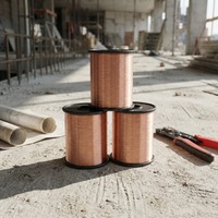 Fil de cuivre recouvert d'aluminium de haute qualité (CCA/CCAM/CCAA) 0,15 mm et 0,18 mm pour utilisation en extérieur