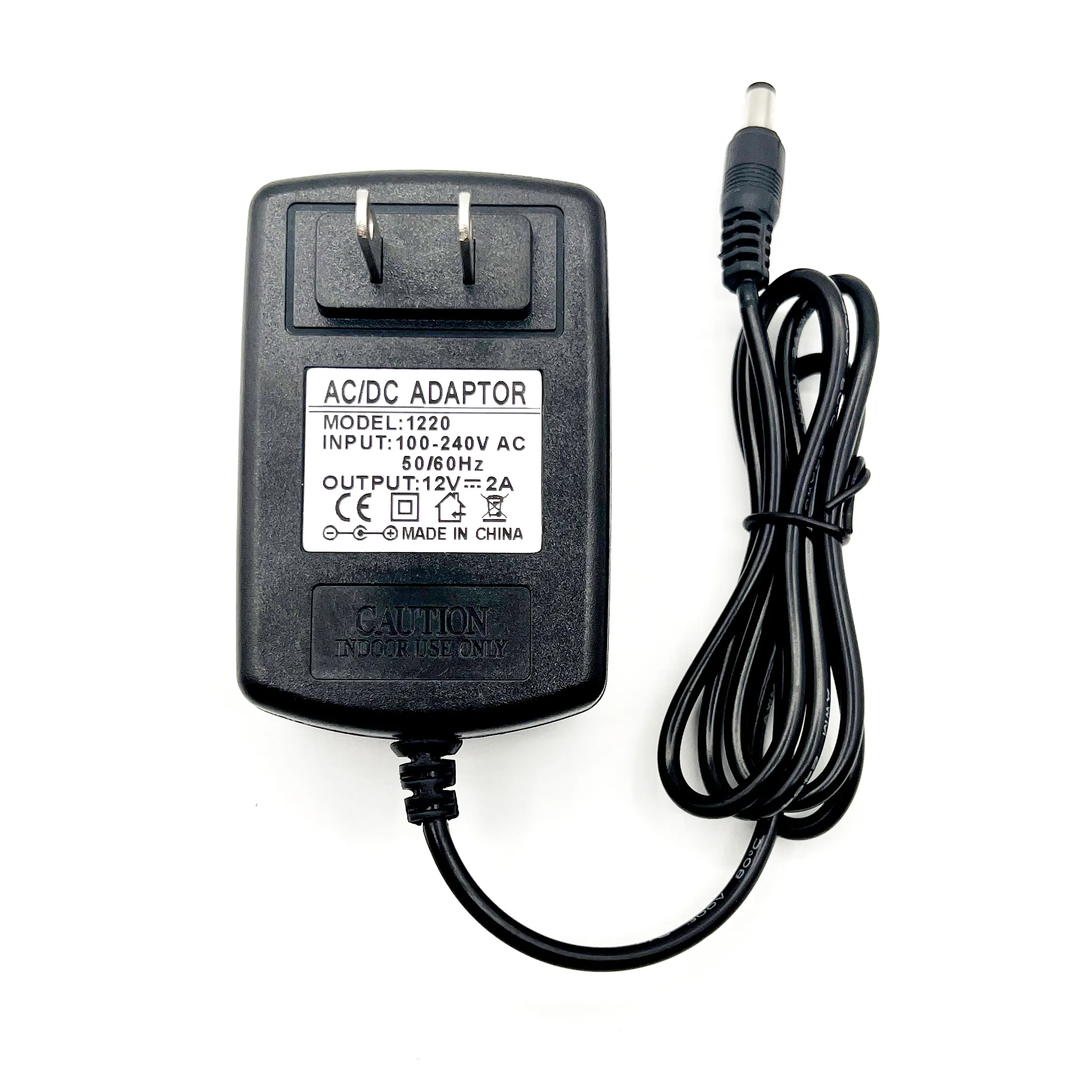 12V2A power adapter for LED light strip monitoring router fan power supply US EU Plug Power supply adapter