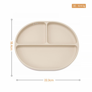 TYRY.HU Juego de Alimentación de Entrenamiento para Bebés y Niños, Cuenco de Silicona sin BPA, Cuchara, Tenedor, Babero para Niños de 0 a 3 Años, Juego de Cuencos de Alimentación - Product Image 6