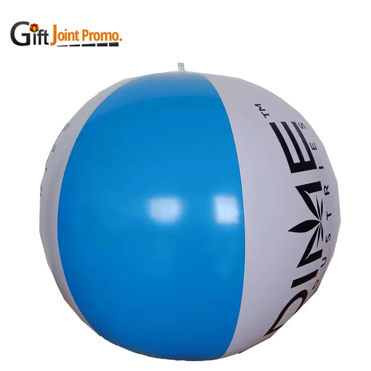 Ballon de plage géant gonflable, grande balle de plage, jouet d'eau, en PVC personnalisé avec LOGO imprimé en plastique unisexe, 100 pièces