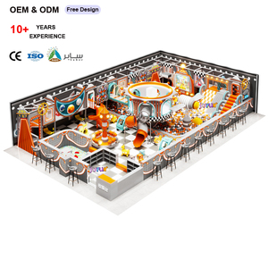Equipo de Juego Suave para Niños, Parque Infantil Interior de Circo con Tobogán, Piscina de Pelotas y Juego Interactivo para Centro Comercial - Product Image 1