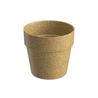 Pioneera Prix de Gros Pots de Culture Ronds 6.2cm, Pots à Recycler en Fibre de Balles de Riz, Écologiques et Biodégradables pour Plantes d'Intérieur