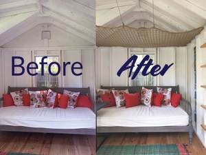 इनडोर और आउटडोर निलंबित DIY मचान शुद्ध बिस्तर झूला फर्श झूला झूठ बोल शुद्ध बच्चों और वयस्कों के लिए - Product Image 6