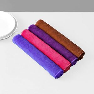 Chiffon de nettoyage en microfibre doux 300 GSM, 12x12 pouces, séchage rapide, tricoté en trame, carré, pour la cuisine - Product Image 3
