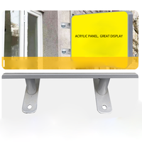 ZZFY circulaire extérieure LED publicité Lightbox AC 110V/220V puissance cadre en aluminium acrylique affiche LED Source de lumière murale