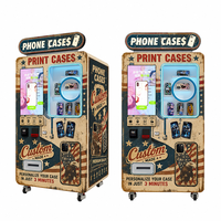 Máquina Expendedora de Fundas para Teléfonos, con Pago con Tarjeta de Crédito, QR y Efectivo, Máquina Expendedora de Fundas para Teléfonos con Impresión, Equipo para Pequeñas Empresas